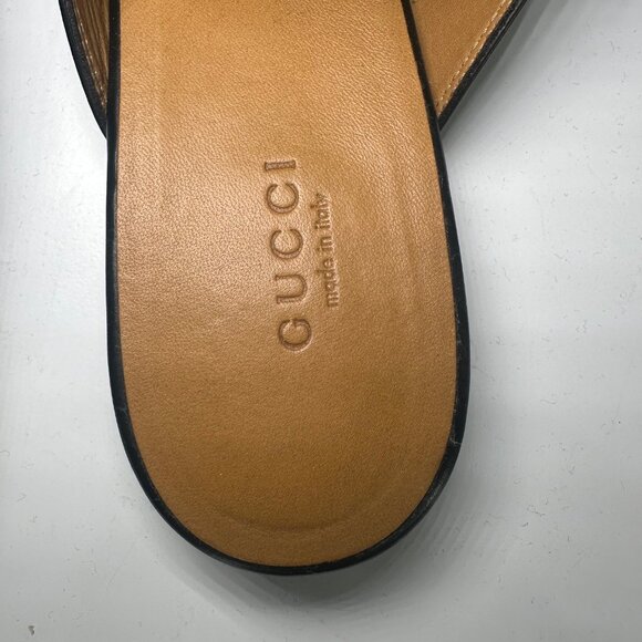 Gucci Princetown Leather Mules Slides in Nero 39 - Picture 9 of 16